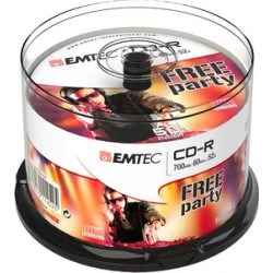 CD-R EMTEC 80MIN/700MB 52x SPINDLE (50pz)