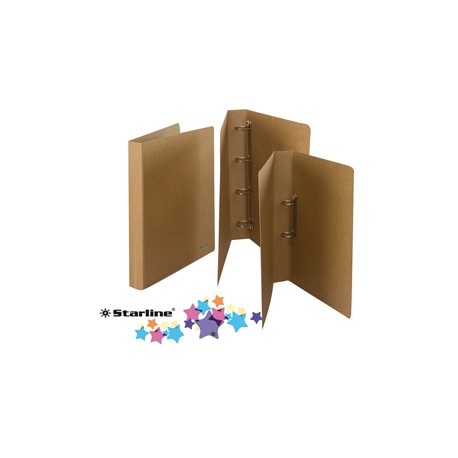 Raccoglitore 2 Anelli ECOFILE - Cartone Nero Ecologico Per Archivio - Foto 8