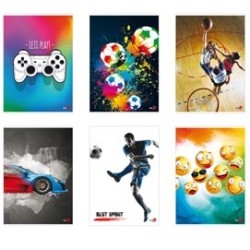 Maxiquaderno Bambino fantasia - A4 - 40+2 fogli - 80gr - rigo di 3a - BM