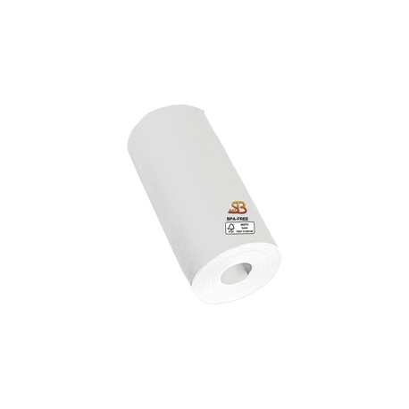 Rotolo per POS - 57 mm x 11 m - 55 gr - diametro esterno 30 mm -  senza anima - carta termica BPA free - Sabacart - blis