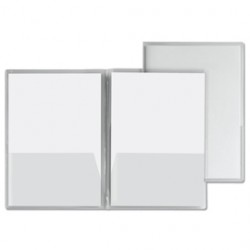 Cartella con doppia tasca Capri 69/T2 - A4 - PVC - trasparente liscio - Sei Rota - conf. 5 pezzi