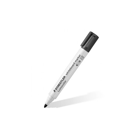 Marcatore Lumocolor whiteboard 351 - punta tonda - tratto 2 mm - nero - Staedtler