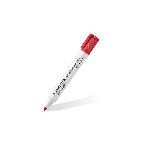 Marcatore Lumocolor whiteboard 351 - punta tonda - tratto 2 mm - rosso - Staedtler