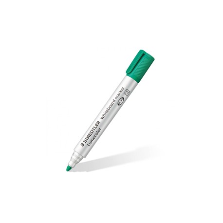 Marcatore Lumocolor whiteboard 351 - punta tonda - tratto 2 mm - verde - Staedtler