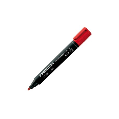 Marcatore Lumocolor Permanent 352 - punta tonda - tratto 2 mm - rosso - Staedtler