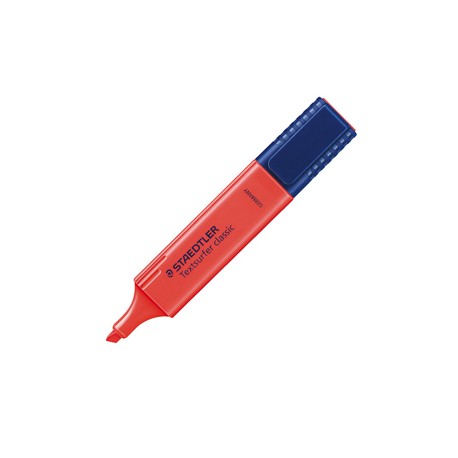 Evidenziatore Textsurfer Classic - punta a scalpello - tratto da 1,0-5,0mm - rosso - Staedtler