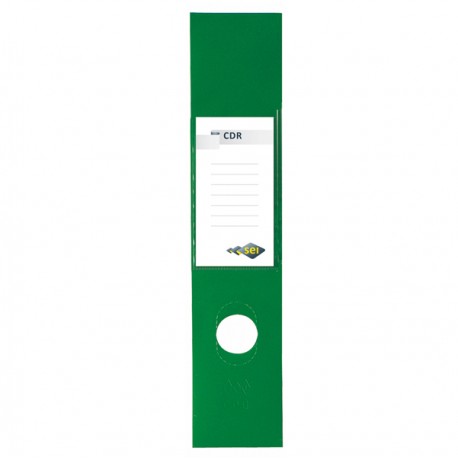 Copridorso CDR - PVC adesivo - 7 x 34,5 cm - verde - Sei Rota - conf. 10 pezzi