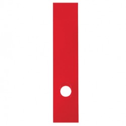 Busta 10 copridorso CDR-P PVC adesivi rosso 7x34,5cm SEI ROTA