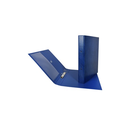 Raccoglitore Stelvio - 22 x 30 cm - 2 anelli a R 25 mm - dorso 3 cm - blu - Sei Rota