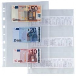Buste forate Atla 6S - porta banconote/scontrini - 6 spazi - PP - 21 x 29,7 cm - liscio - Sei Rota - conf. 10 pezzi
