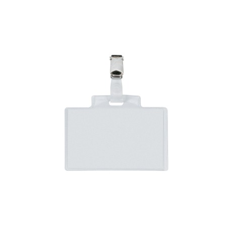 Portanome Pass 3E - clip in metallo - 9,5 x 6 cm - PVC - Sei Rota - conf. 100 pezzi