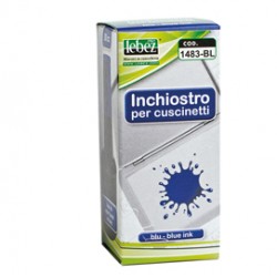 Inchiostro per cuscinetti - 30 ml - senza olio - blu - Lebez