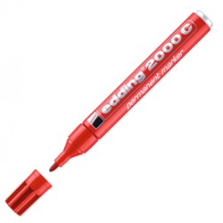 Marcatore permanente 2000C - punta conica - da 1,5 a 3 mm - rosso  - Edding