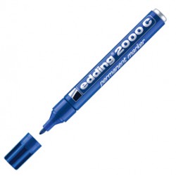 Marcatore permanente 2000C - punta conica - da 1,5 a 3 mm - blu  - Edding