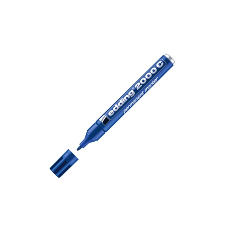 Marcatore permanente 2000C - punta conica - da 1,5 a 3 mm - blu  - Edding