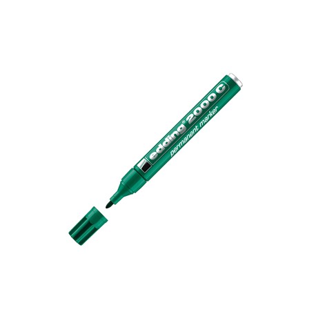 Marcatore permanente 2000C - punta conica - da 1,5 a 3 mm - verde  - Edding