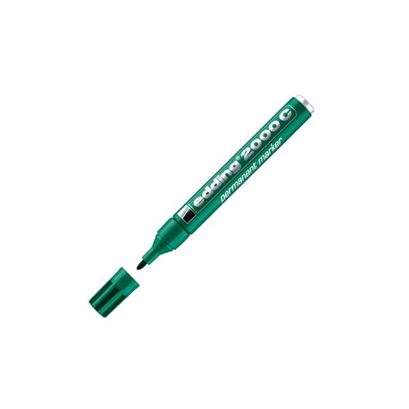 Marcatore permanente Edding 2000c - punta tonda - 1,5 - 3 mm - verde - Edding