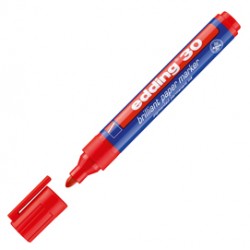 Marcatore permanente 30 - punta tonda - da 1,5 a 3 mm  - rosso - Edding
