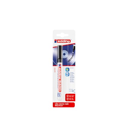 Marcatori per CD/DVD 8400 - punta 1 mm - nero permanente - Edding