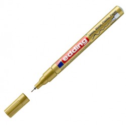Marcatore permanente a vernice 780 - punta tonda extra fine - 0,8 mm - oro  - Edding