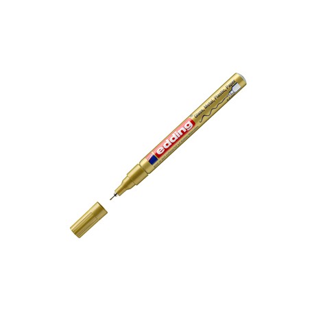 Marcatore permanente a vernice 780 - punta tonda extra fine - 0,8 mm - oro  - Edding