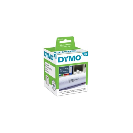 Roloto 260 etichette LW 990120 - carta - indirizzi estesi - 36 x 89 mm - bianco - Dymo - conf. 2 rotoli