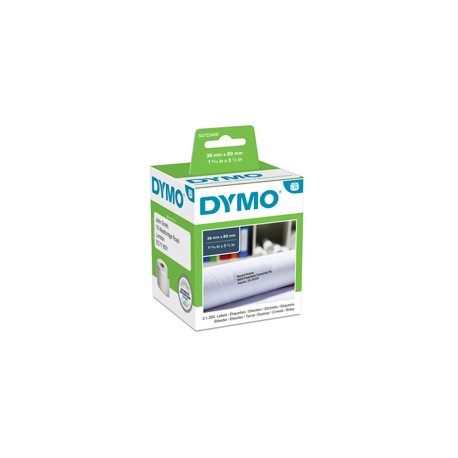 Rotolo 260 etichette LW 990120 - carta - indirizzi estesi - 36 x 89 mm - bianco - Dymo - conf. 2 rotoli