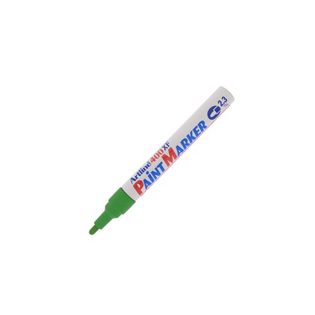 Marcatore permanente A 400 - a vernice - punta tonda - 2,3 mm - verde - Artline