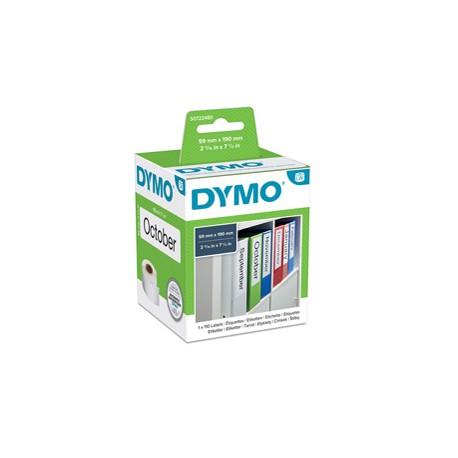 Rotolo 110 etichette LW 990190 - 59 x 190 mm - carta - registratore grande  - bianco - Dymo