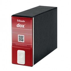 Registratore Dox 3 - dorso 8 cm - memorandum 23 x 18 cm - rosso - Esselte Dox