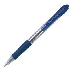 Penna sfera a scatto Super Grip - punta fine 0,7 mm - blu - Pilot