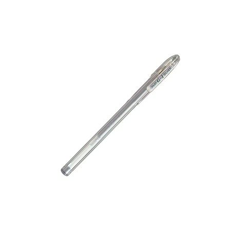 Penna a sfera gel G 1 - punta 0.7 mm - silver - Pilot