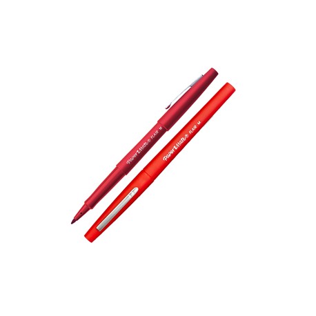 Pennarello Flair Nylon punta feltro - punta 1,10mm - rosso - Papermate