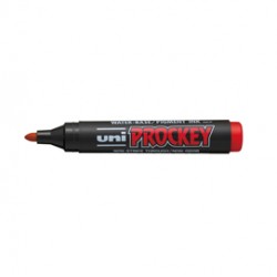 Marcatore Uni Prockey M122  - punta conica da 1,20-1,80mm - rosso  - Uni Mitsubishi