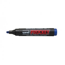 Marcatore Uni Prockey M126 - punta a scalpello da 1,00-5,70mm - blu - Uni Mitsubishi