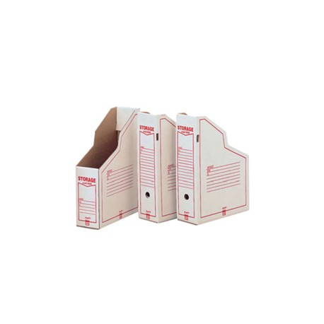 Portariviste Storage Dox 1606 - 87 x 34 x 24,5 cm - bianco/rosso -Esselte