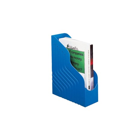 Portariviste Magazine Rack Jumbo - 25 x 32 cm - dorso 10 cm - blu - Rexel