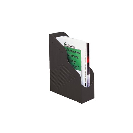 Portariviste Magazine Rack Jumbo - 25 x 32 cm - dorso 10 cm - nero - Rexel