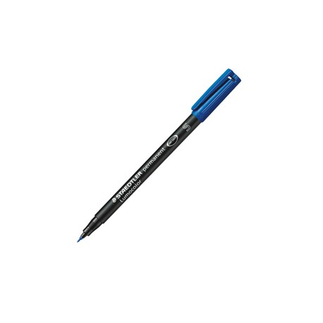 Pennarello Lumocolor Permanent 313 - punta 0,4 mm - blu - Staedtler