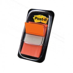 Segnapagina Post it® Index Medium - 680-4 - 25,4 x 43,2 mm - arancio - Post it® - conf. 50 pezzi