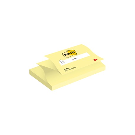 BLOCCO 100fg Post-it®Super Sticky Z-Notes R350 Giallo Canary™ 76x127mm