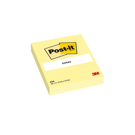 Blocco foglietti - 656 - 76 x 51 mm - giallo Canary™ - 100 fogli - Post it®