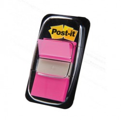 Segnapagina Post it® Index Medium - 680-21 - 25,4 x 43,2 mm - rosa vivace - Post it® - conf. 50 pezzi