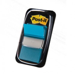 Segnapagina Post it® Index Medium - 680-23 - 25,4 x 43,2 mm - blu vivace - Post it® - conf. 50 pezzi