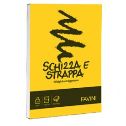 Blocco Schizza & Strappa - A6 - 105 x 148mm - 50gr - 150 fogli - Favini