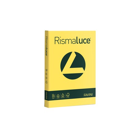 Carta Rismaluce - A4 - 140 gr - giallo sole 53 - Favini - conf. 200 fogli