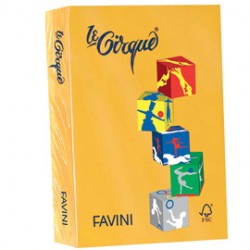 Carta LECIRQUE A4 80gr 500fg giallo oro 201 FAVINI