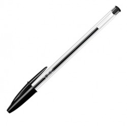 Penna a sfera Cristal - punta media 1,0mm - nero - Bic - conf. 50 pezzi