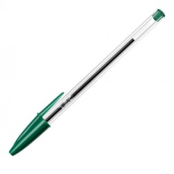 Scatola 50 penna sfera CRISTAL® medio 1,0mm verde BIC®