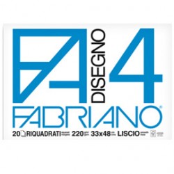 ALBUM FABRIANO4 (330X480MM) 220GR 20FG LISCIO SQUADRATO